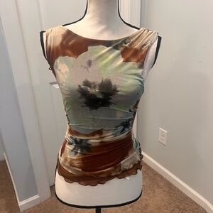 Free People Mesh Floral Ruched Top ✨
Size XS
Brand New With Tags